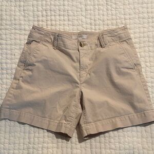 LOFT Women's Beige Casual Shorts